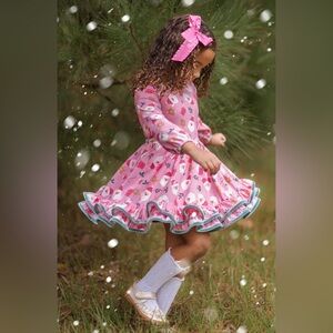Girl August Christmas Market Dress ~ Jolly